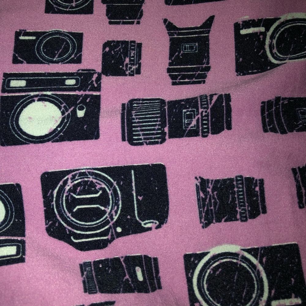 Purple Camera Leggings